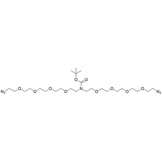 N-Boc-N-bis(PEG4-azide)