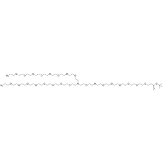 N-bis(Azido-PEG8)-N-(PEG8-t-butyl ester)