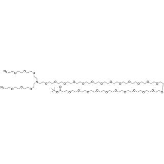 N-(t-butyl ester-PEG24)-N-bis(PEG3-azide)