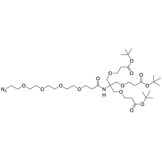 Azido-PEG4-Amido-tri-(t-butoxycarbonylethoxymethyl)-methane