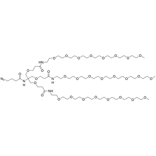 Azidobutanamide-Tri-(m-PEG8-ethoxymethyl)-methane