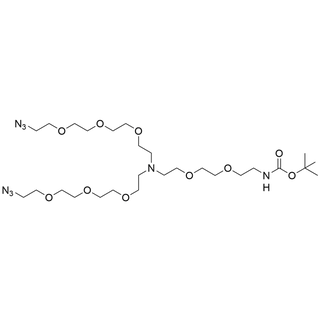 N-(Azido-PEG3)-N-(Boc-NH-PEG2)