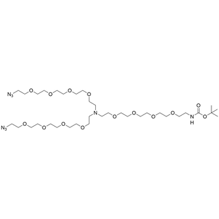 N-(NH-Boc-PEG4)-N-bis(PEG4-azide)