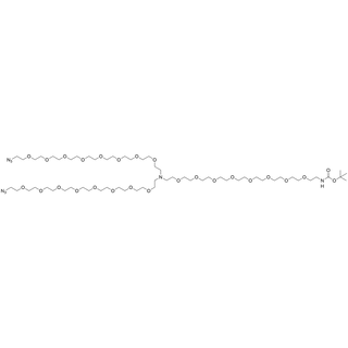 N-(Boc-PEG8)-N-bis(PEG8-azide)