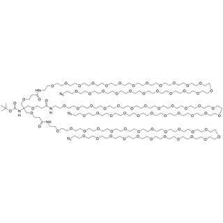 t-Boc-N-amido-Tri-(azide-PEG23-ethoxymethyl)-methane