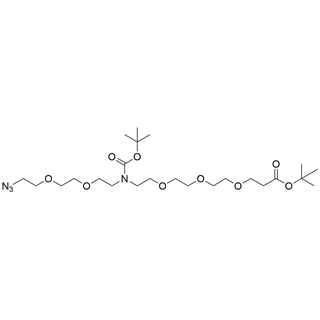 N-(Azido-PEG2)-N-Boc-PEG3-t-butyl ester