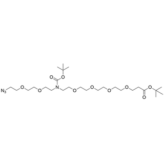 N-(Azido-PEG2)-N-Boc-PEG4-t-butyl ester