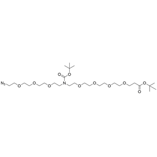 N-(Azido-PEG3)-N-Boc-PEG4-t-butyl ester