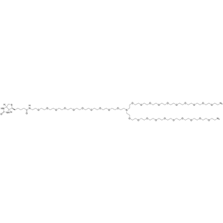 N-(Biotin-PEG10)-N-Bis(PEG10-azide)