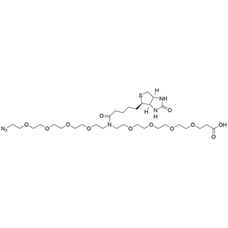 N-(Azido-PEG4)-N-Biotin-PEG4-acid