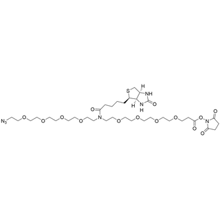 N-(Azido-PEG4)-N-Biotin-PEG4-NHS ester