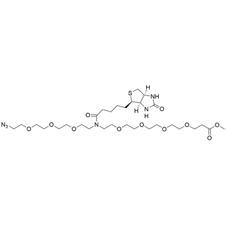 N-(Azido-PEG3)-N-Biotin-PEG4-methyl ester