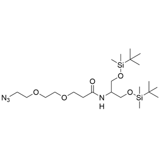 2-(Azido-PEG2-amido)-1,3-bis(tert-butyldimethylsilanoxy)propane