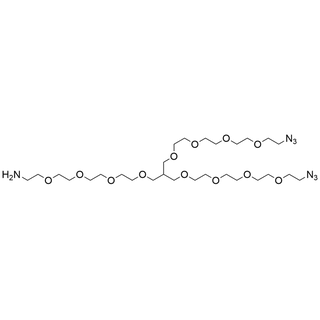 Trimethylolmethan-1-(PEG4-amine)-2,3-(PEG4-Azide)