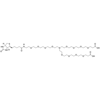 N-(Biotin-PEG4)-N-bis(PEG4-acid) HCl salt