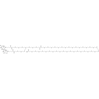 N-(Acid-PEG36-PEG3-)-N-bis(PEG3-biotin)