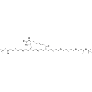 N-Desthiobiotin-N-bis(PEG4-t-butyl ester)