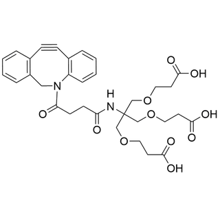 DBCO-Amido-tri-(carboxyethoxymethyl)-methane