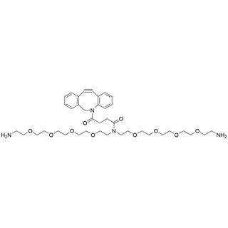 N-(DBCO)-N-bis(PEG4-Amine) TFA salt