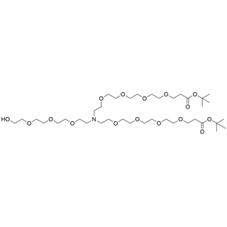 N-(Hydroxy-PEG3)-N-bis(PEG4-t-butyl ester)