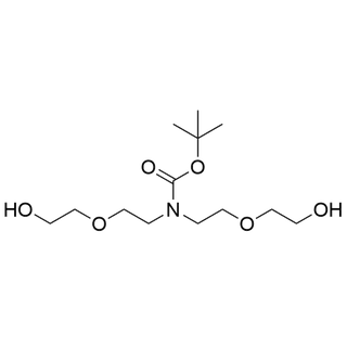 N-Boc-N-bis(PEG1-OH)