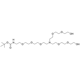 N-(Boc-PEG3)-N-bis(PEG2-alcohol)