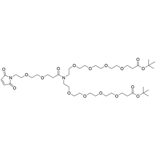 N-(Mal-PEG2-carbonyl)-N-bis(PEG4-t-butyl ester)