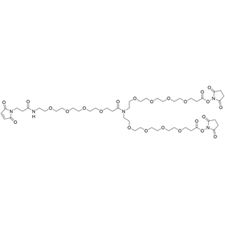 N-(Mal-PEG4-carbonyl)-N-bis(PEG4-NHS ester)