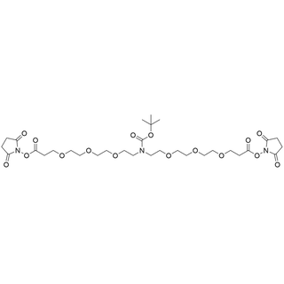 N-Boc-N-bis(PEG3-NHS ester)