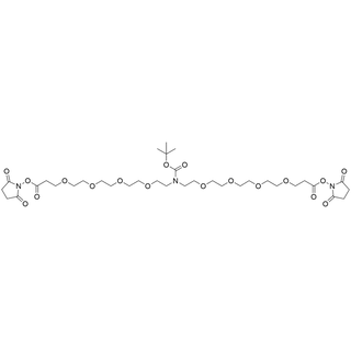 N-Boc-N-bis(PEG4-NHS ester)