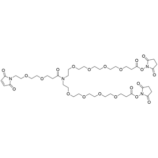 N-(Mal-PEG2)-N-bis(PEG4-NHS ester) 