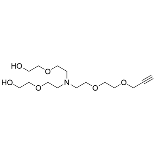 N-(Propargyl-PEG2)-N-bis(PEG1-alcohol)