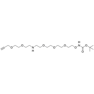 N-t-Boc-Aminooxy-PEG4-N-(PEG2-Propargyl)