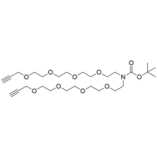 N-Boc-N-bis(PEG4-Propargyl)