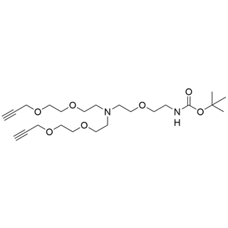 N-(Boc-PEG1)-N-bis(PEG2-propargyl)