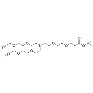 N-(t-butyl ester-PEG2)-N-bis(PEG2-propargyl)