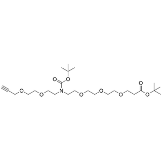 N-(Propargyl-PEG2)-N-Boc-PEG3-t-butyl ester