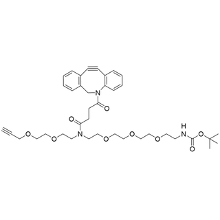 N-(Propargyl-PEG2)-DBCO-PEG3-N-Boc