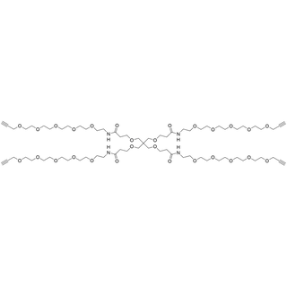 Tetra(3-methoxy-N-(PEG5-prop-2-ynyl)propanamide) Methane