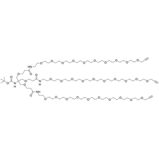 t-Boc-N-amido-Tri-(propargyl-PEG10-ethoxymethyl)-methane