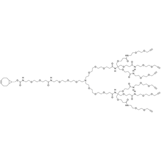 N-(endo-BCN-PEG2-amido-PEG3)-N-bis-(PEG3-Amino-Tri-(Propargyl-PEG2-ethoxymethyl)-methane)