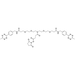 N-(Succ-NHS Ester)-N-Bis(PEG2-methyltetrazine-NHCO)