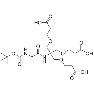 (Boc-Glycinamide)-tri-(carboxyethoxymethyl)-methane