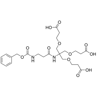 (Cbz-beta-alaninamide)-tri-(carboxyethoxymethyl)-methane
