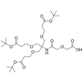 7,7-bis((3-(tert-butoxy)-3-oxopropoxy)methyl)-14,14-dimethyl-5,12-dioxo-3,9,13-trioxa-6-azapentadecanoic acid