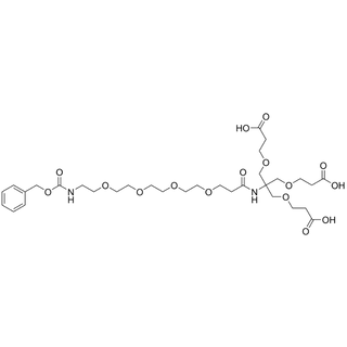 (Cbz-amino-PEG4-amide)-tri-(carboxyethoxymethyl)-methane