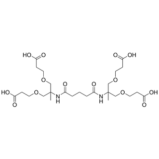 6,14-bis((2-carboxyethoxy)methyl)-6,14-dimethyl-8,12-dioxo-4,16-dioxa-7,13-diazanonadecanedioic acid