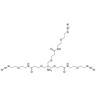 Amino-Tri-(azido-PEG1-amidoethoxymethyl)-methane
