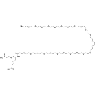2-(Azido-PEG24-amido)-1,3-bis-(carboxyethoxy)propane