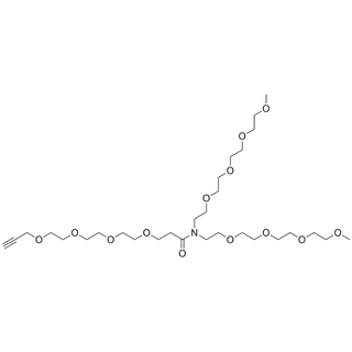 N-(Propargyl-PEG4)-N-Bis(m-PEG4)